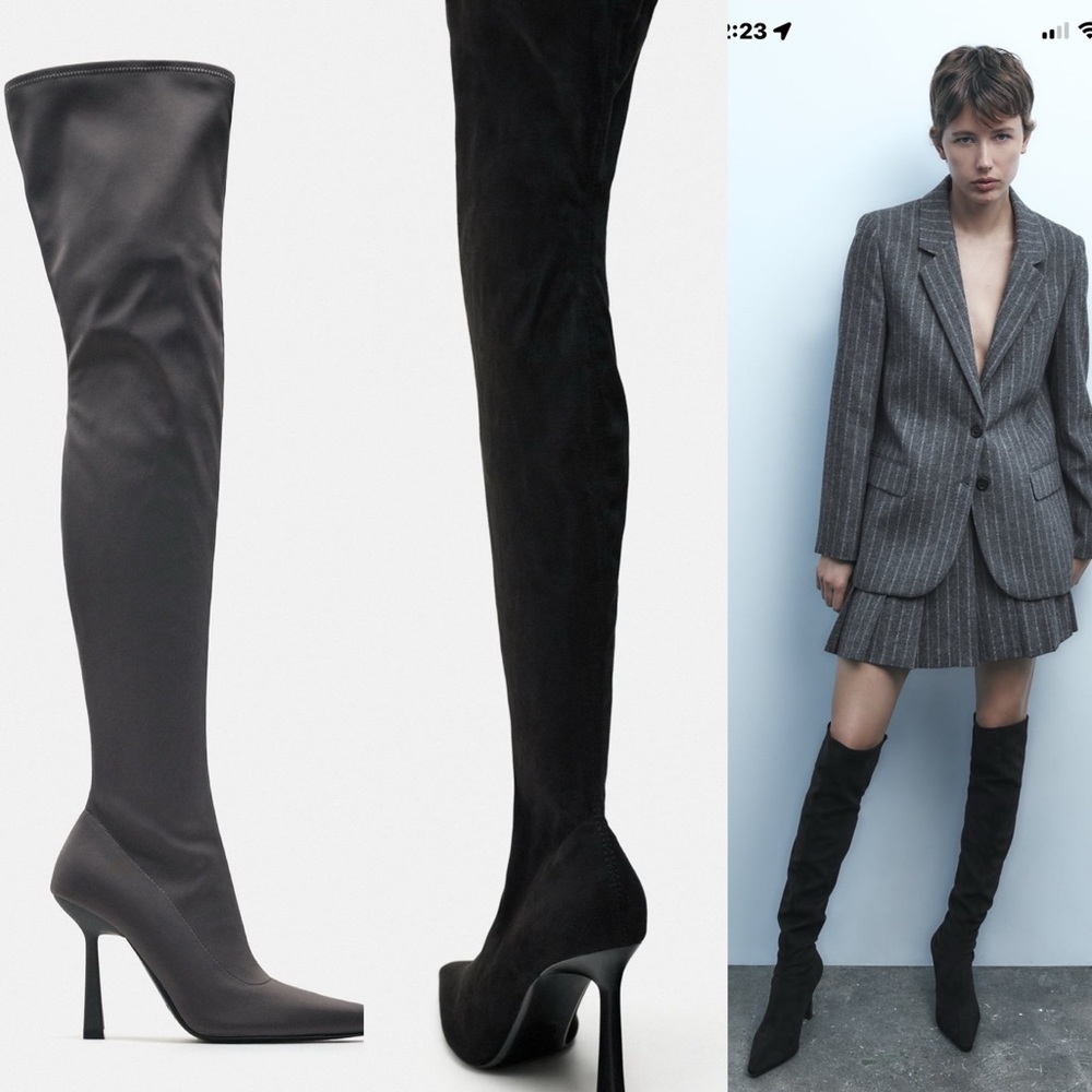 Zara Knee High Boots NWT - Picture 5 of 11